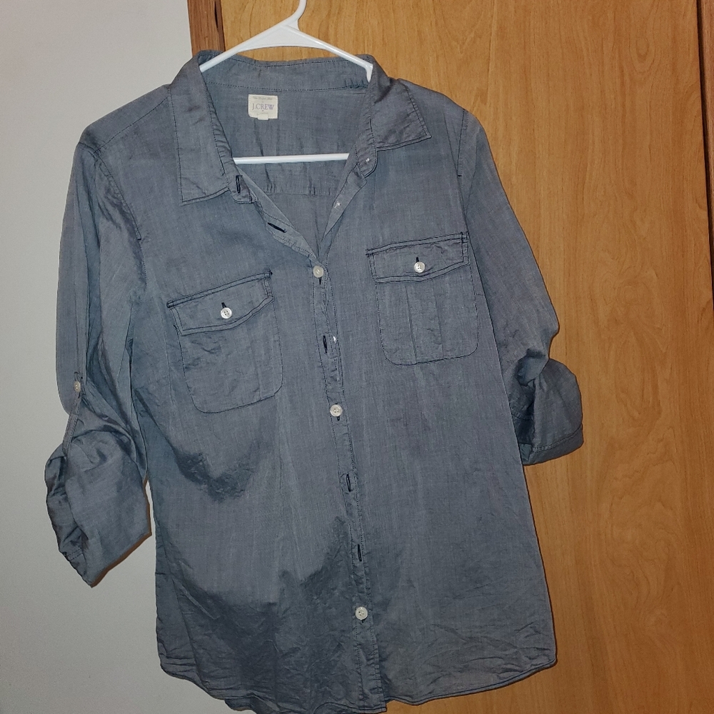 J Crew button up💜💜💜💜